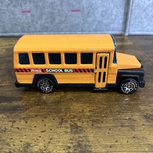 Vintage Metal 1980 BUDDY L School Bus Made in Macau Yellow 6.5"